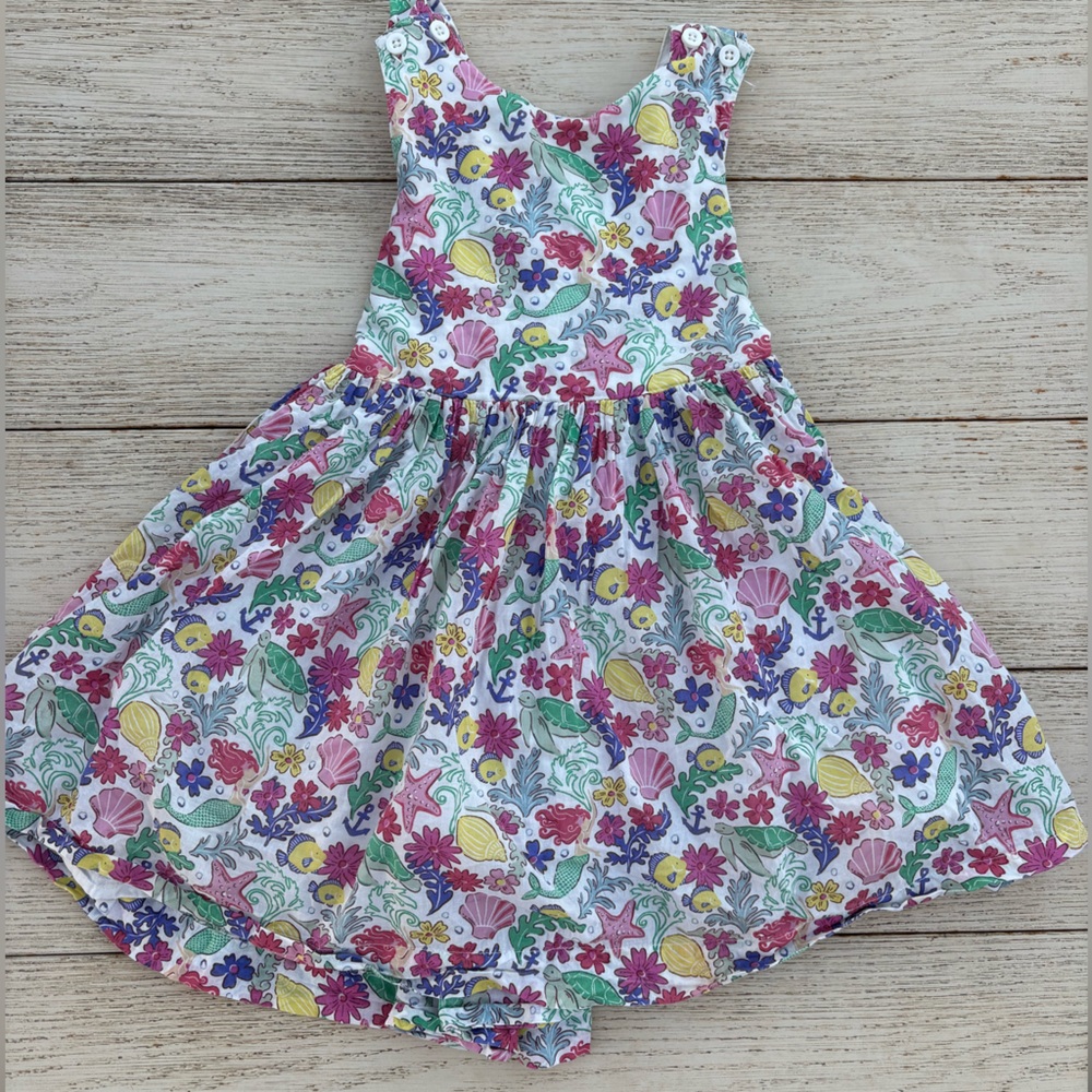 Mini Boden Cross Back Dress size 3-4Y